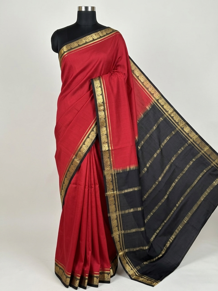 Mysore Crape Silk Saree